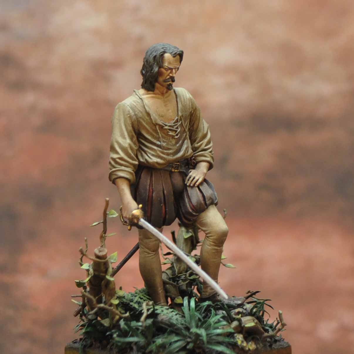 ART GIRONA Spanish Serie Conquistador Mexico 1520 figurine 54 mm