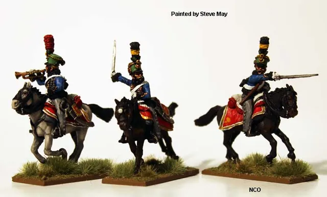 Perry Miniatures Napoleonic AN 16 Hussards commandement figurines