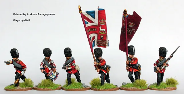 Perry Miniatures BIF 27 Grenadier Guard figurines 28mm commandement