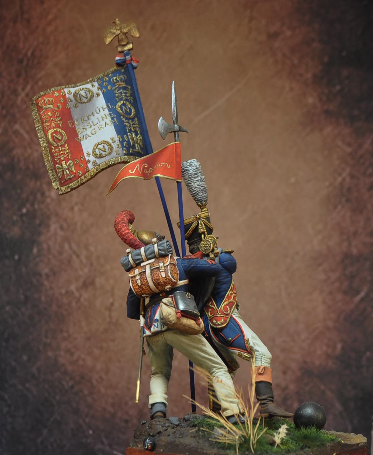Art Girona 70mm Courage et Discipline figurine 1810 Empire