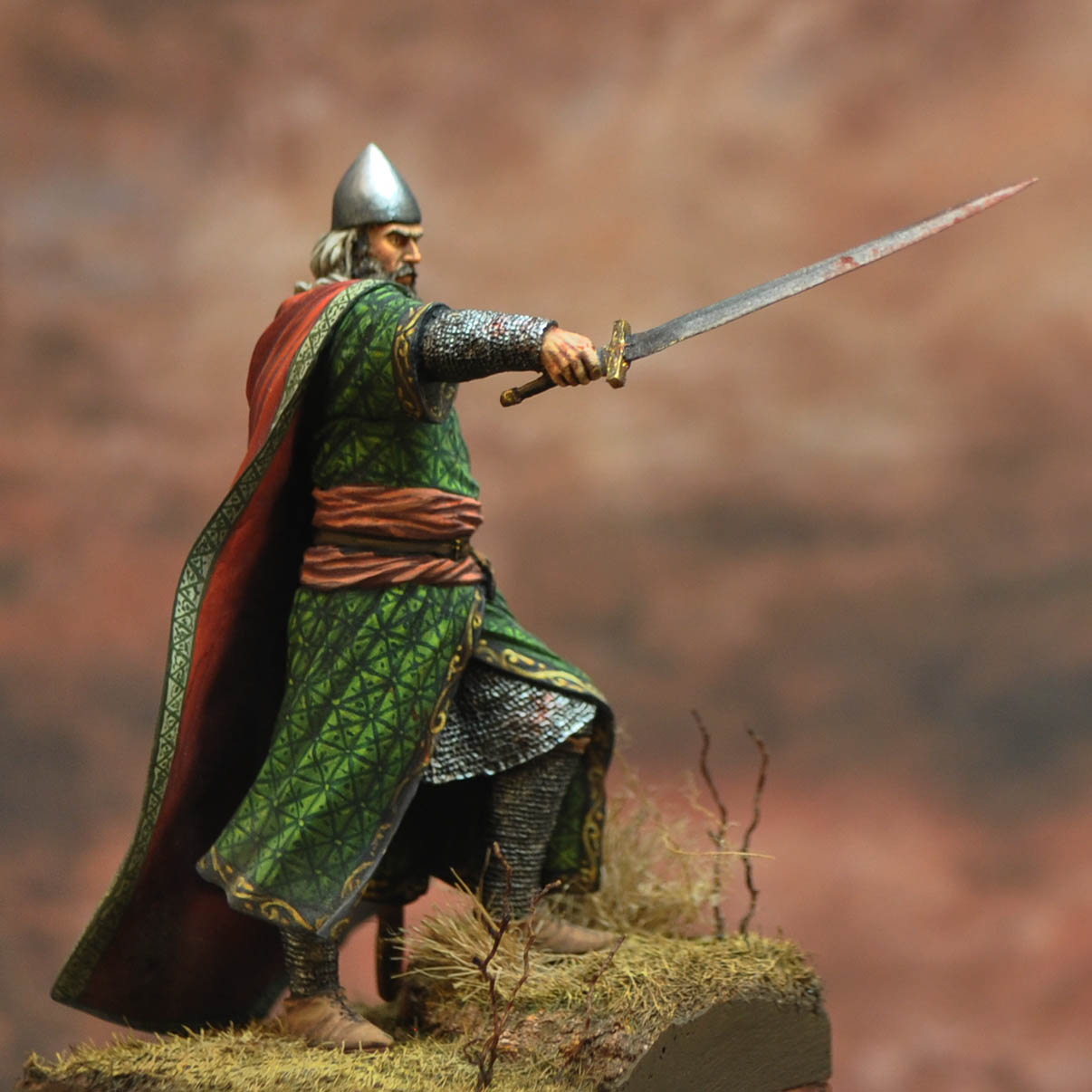 ART GIRONA Historical El Cid 1048-1099 figurine chevalier