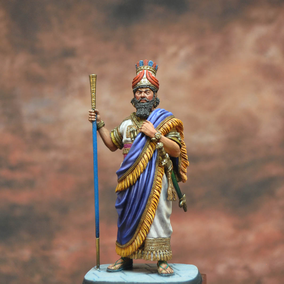 Art Girona Historical Nabopolassar figurine 54 mm Babylone