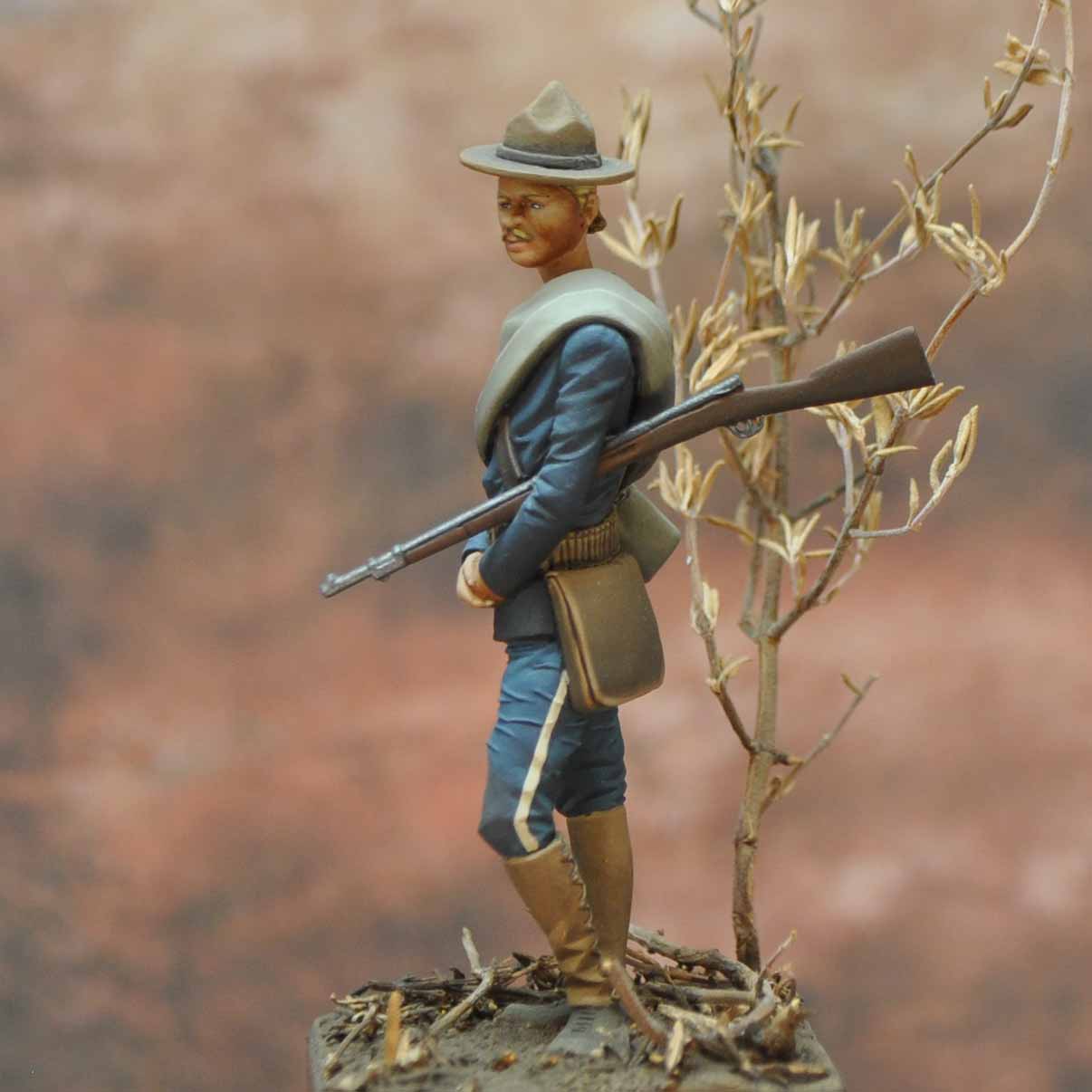 ART GIRONA International Serie American Infantryman Cuba figurine 54mm