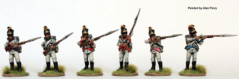 Perry Miniatures AN64 fusiliers allemands figurines tirailleurs