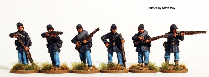 Perry Miniatures ACW83 infanterie Union frock coat 28mm