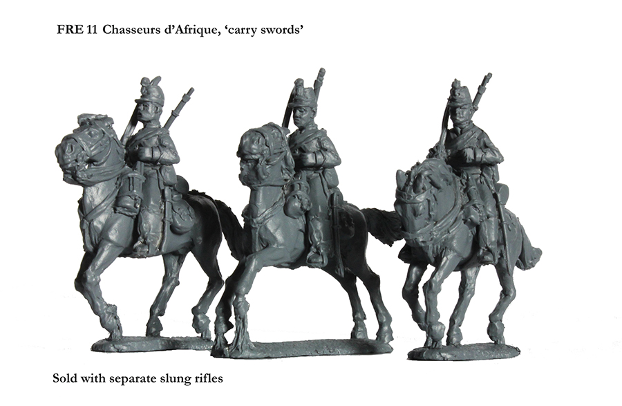 Perry Miniatures Franco-Prussian FRE11 Chasseurs d’Afrique métal