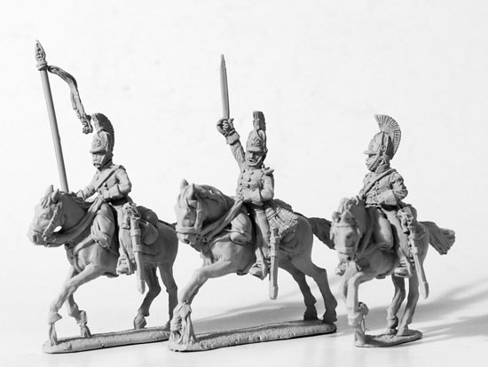 Perry Miniatures Napoleonic RN27 Dragons figurines commandement galop