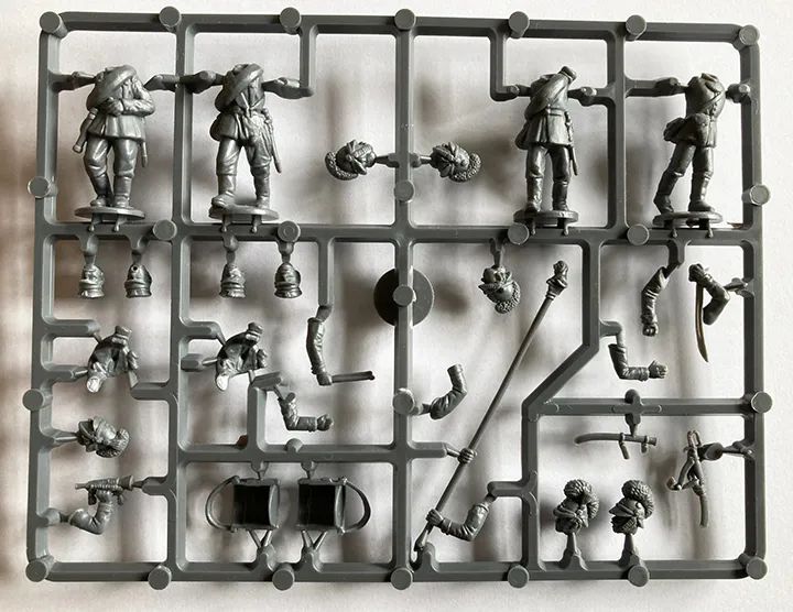 Perry B 89 Commandement bavarois figurines guerre 1870