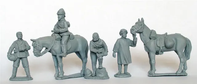 Perry Miniatures SU4 Newspaper Correspondents figurines Soudan