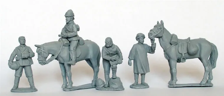 Perry Miniatures SU4 Newspaper Correspondents figurines Soudan
