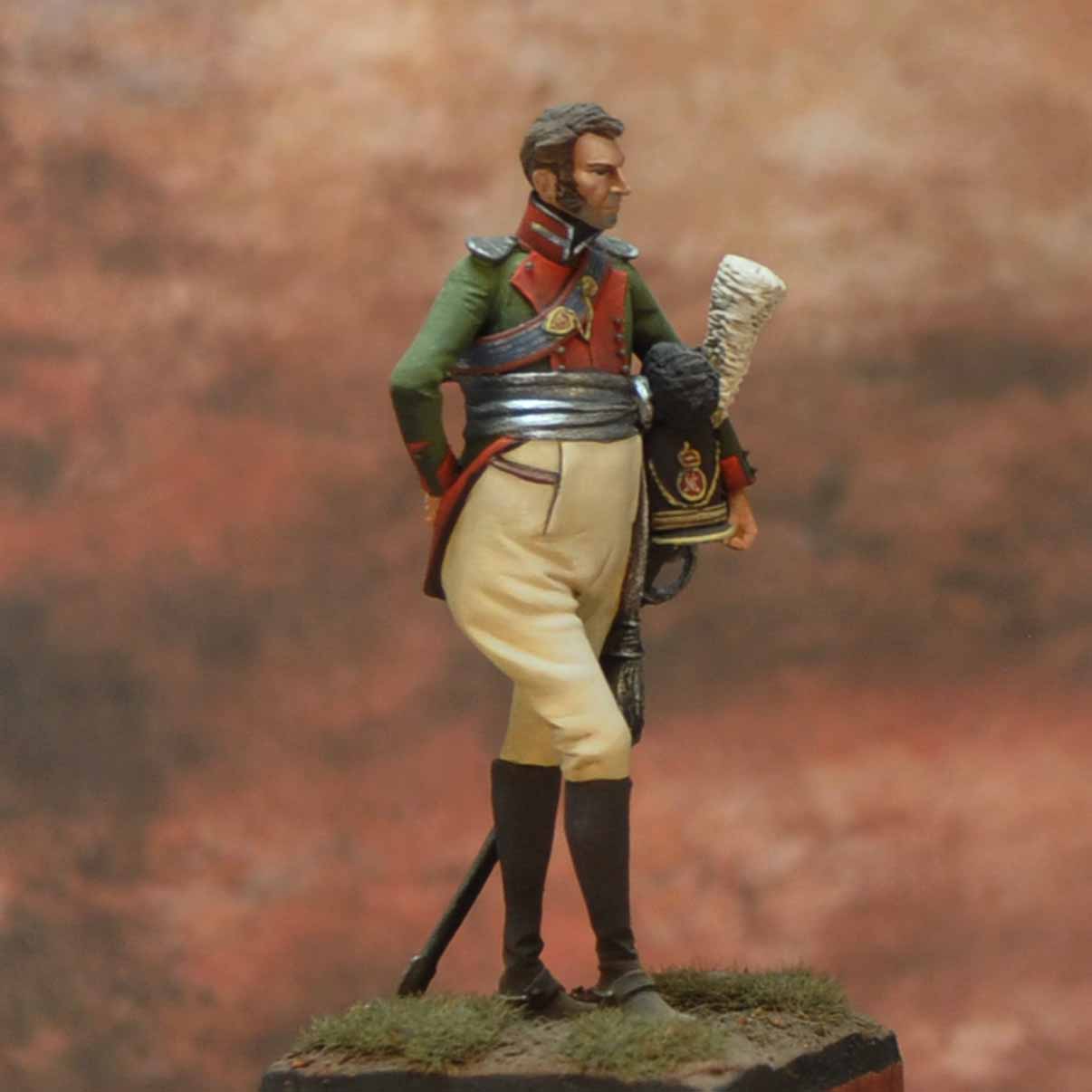 Art Girona Napoleonic War Senior General Staff 1812 figurine 54mm