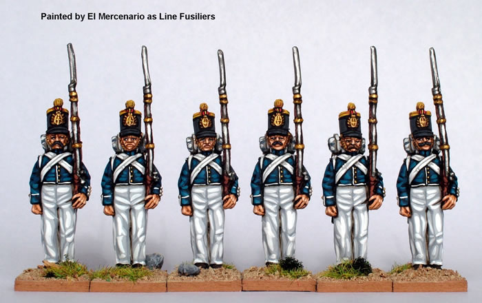 Perry Miniatures Carlist War ISA5 figurines infanterie garde-à-vous