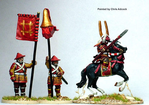 Perry Miniatures Samurai SAM53 figurines Ii Naotaka monté