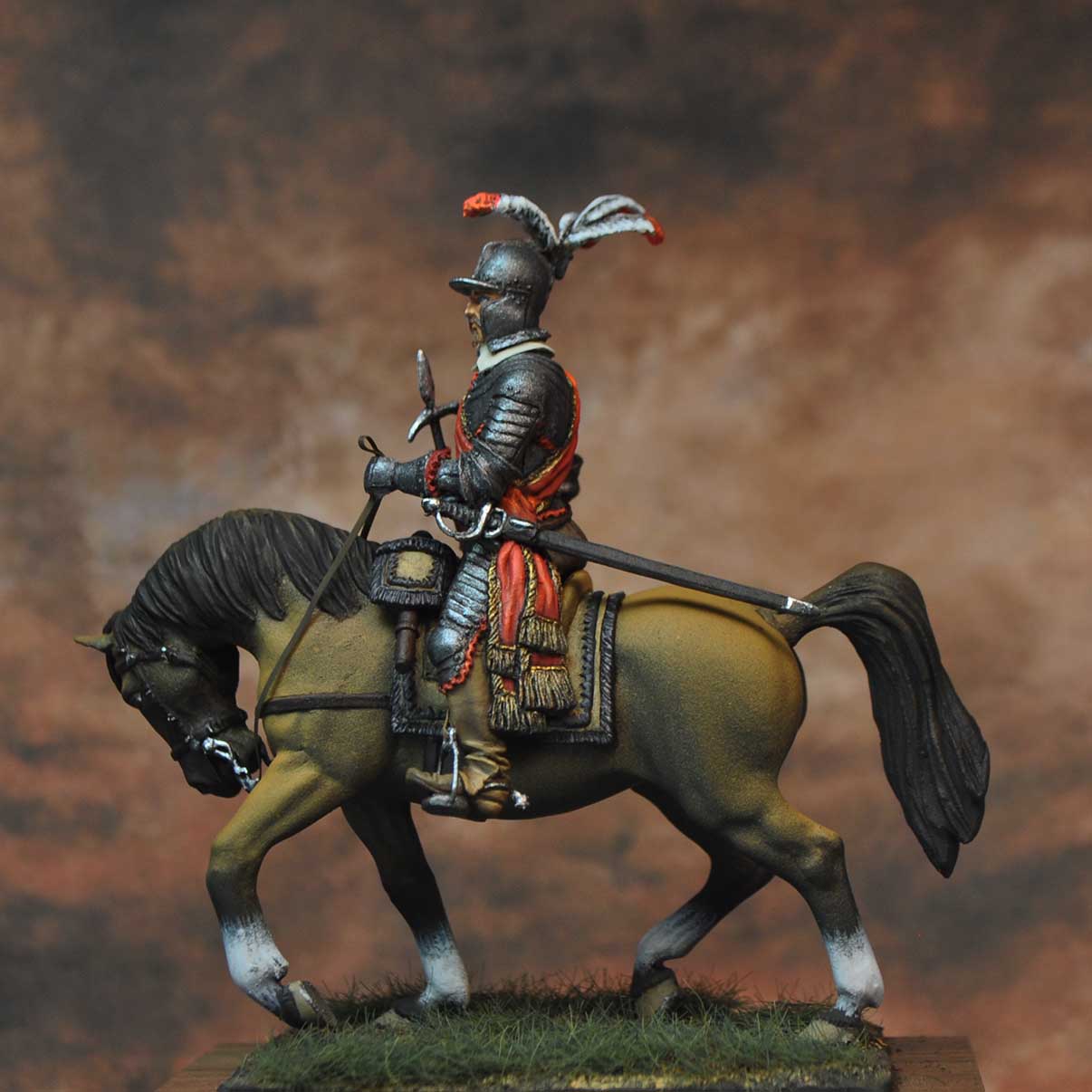 Art Girona General Serie Colonel cavalerie figurine 1618