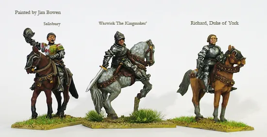 Perry Miniatures WR8 commandement monté figurines Warwick