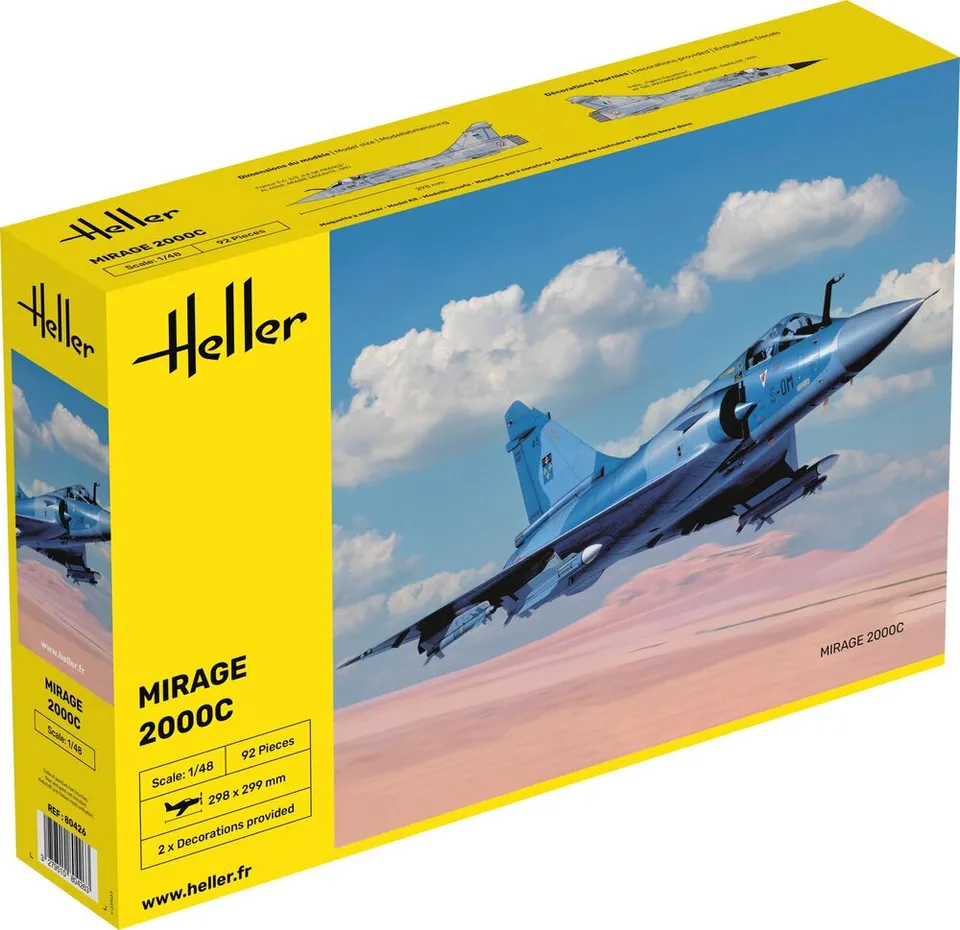 Heller Historical Collection Mirage 2000 C 1/48 maquette avion