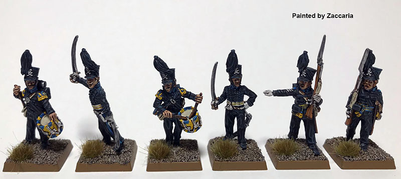 Perry Miniatures Napoleonic NBK3 figurines commandement Leib-Bataillon