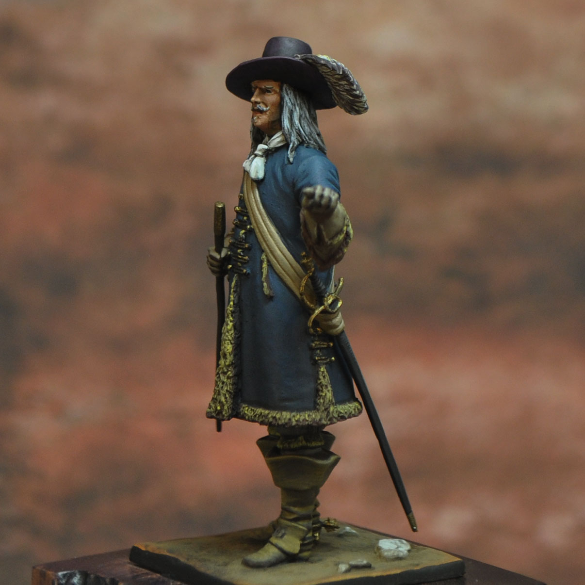 Art Girona General Serie Officier Suédois 1618 figurine 54 mm