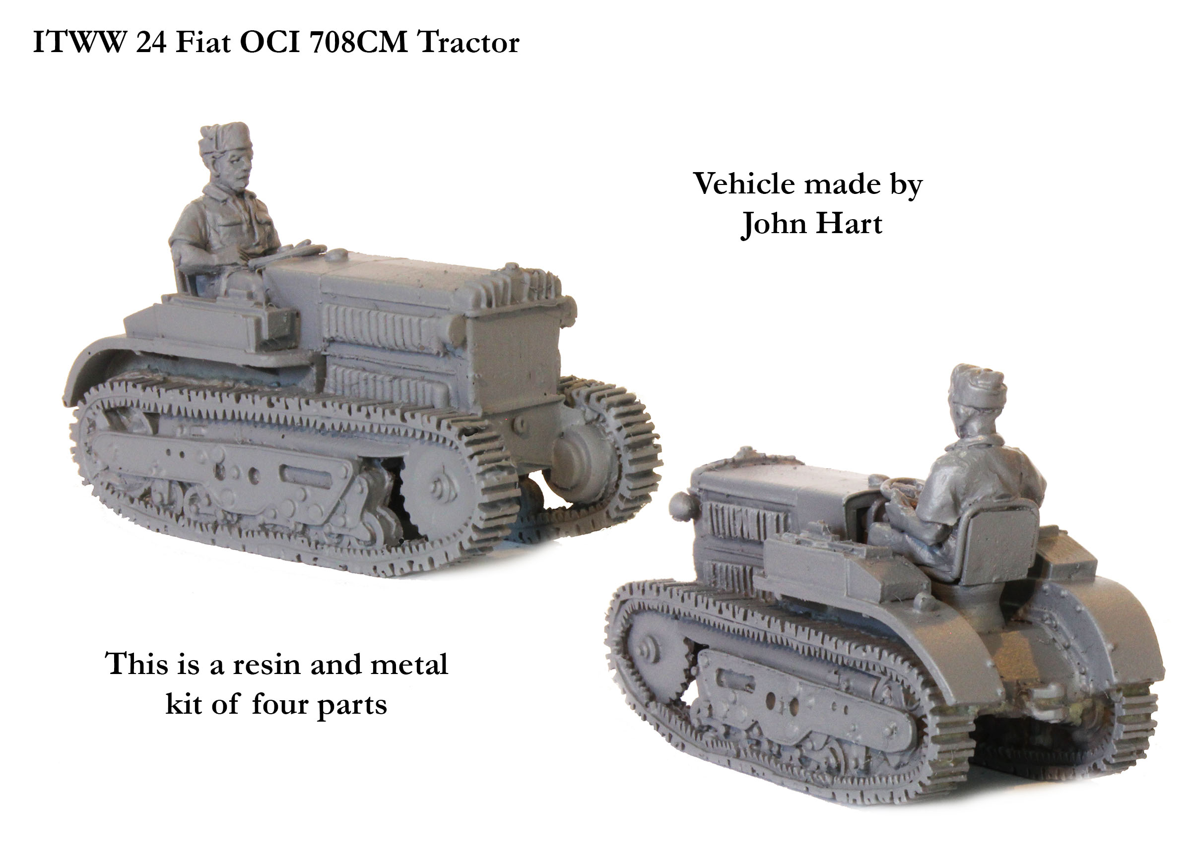 Perry Miniatures World War 2 ITWW 24 Fiat OCI 708CM maquette