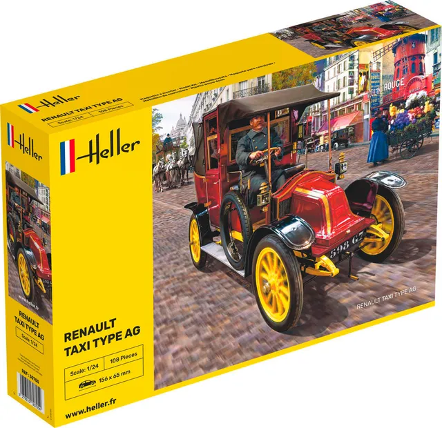 Heller Historical Collection Renault Taxi Type AG maquette 1/24