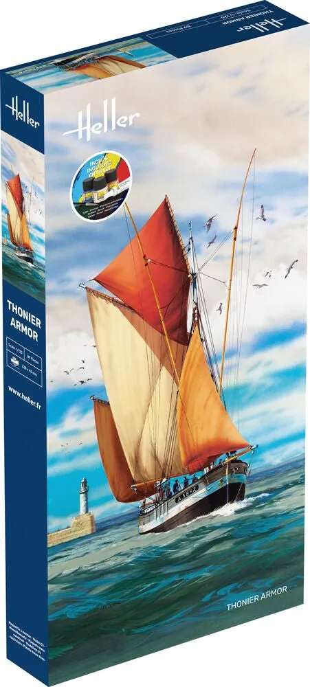 Heller Starter Kit Thonier Armor 1/125 maquette bateau voilier