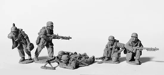 Perry World War 2 GWW26 Fallschirmjäger MG34 figurines 28mm