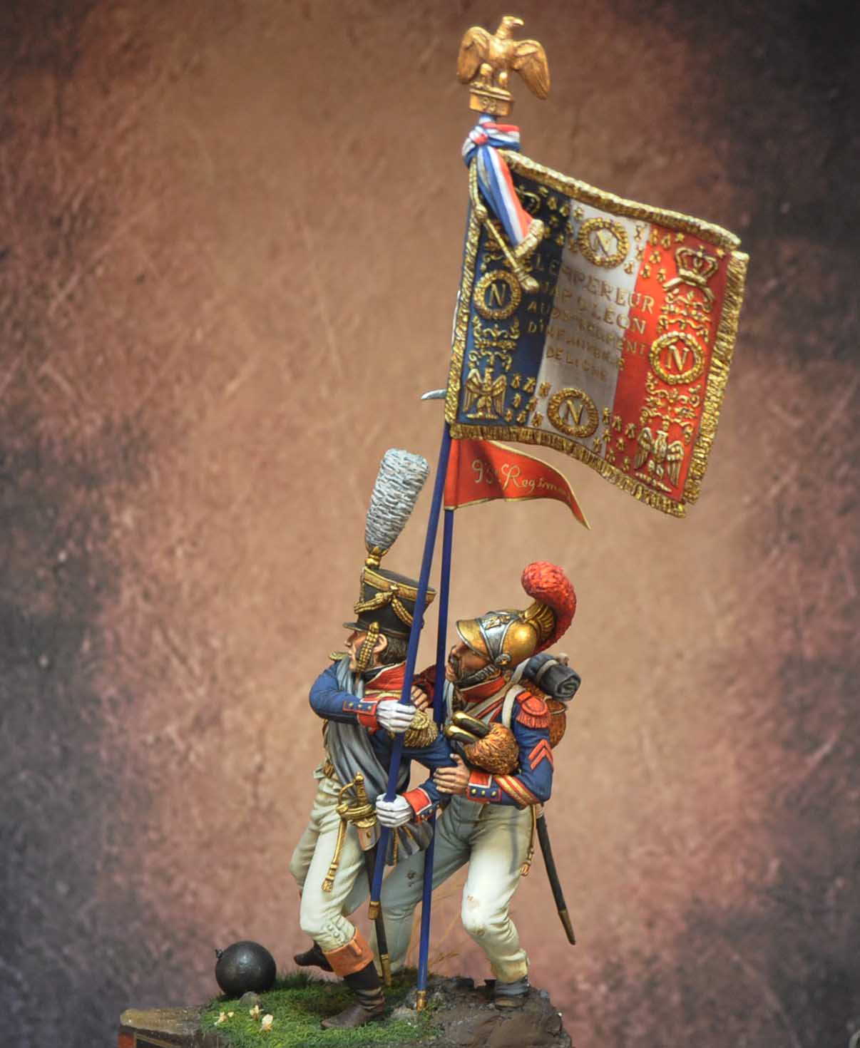 Art Girona 70mm Courage et Discipline figurine 1810 Empire