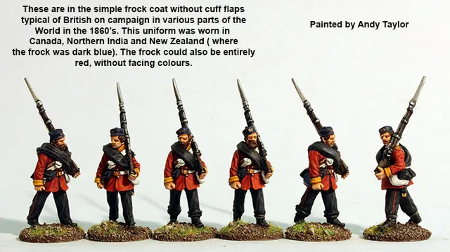 Perry BIF16 Infanterie ligne figurines campagne