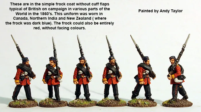 Perry BIF16 Infanterie ligne figurines campagne