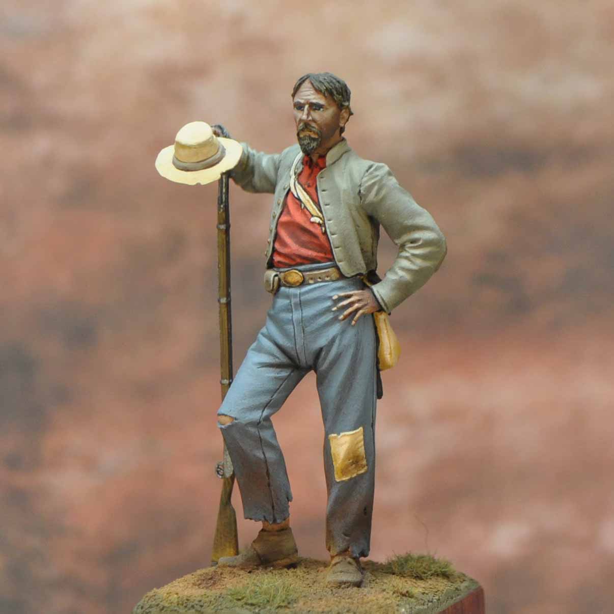 ART GIRONA International Serie Volunteer 4th Georgia 1863 figurine 54mm