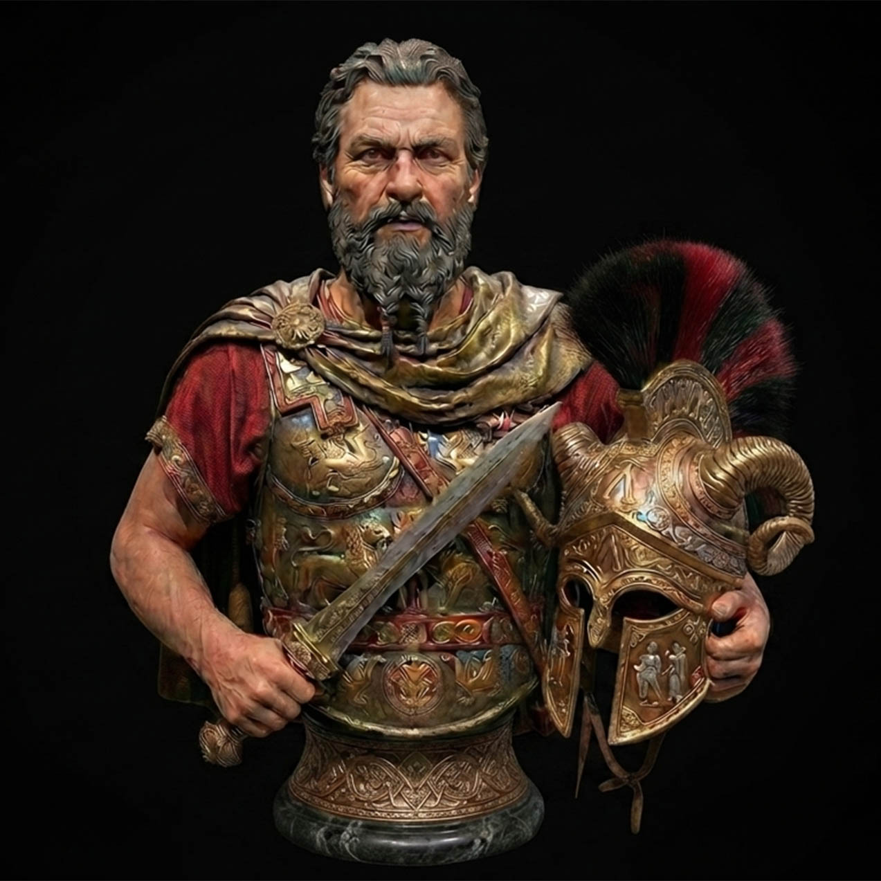 Art Girona Busts Menelaus King of Sparta buste 1/10
