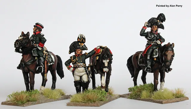 Perry Miniatures Napoleonic RN96 adjudants montés figurines métal