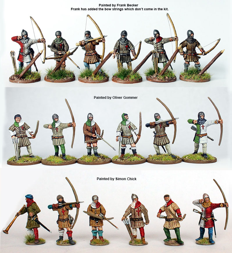 Perry Miniatures AO 40 Armée anglaise 1415-1429 figurines 36 pièces