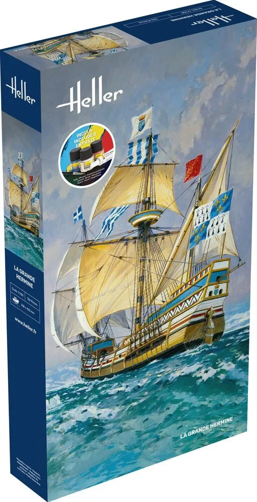 Heller Grande Hermine 1/150 maquette bateau voilier