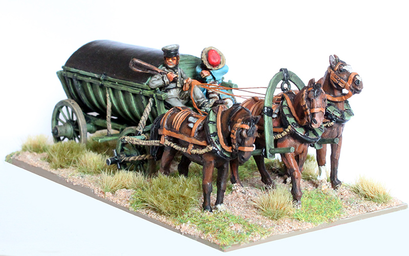 Perry Miniatures Napoleonic RN75 maquette chariot munitions métal