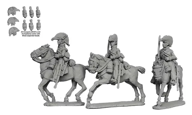 Perry Napoleonic BH 161 figurines dragons lourds KGL 1812
