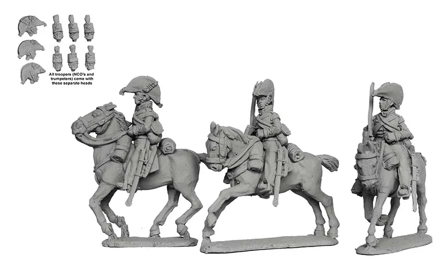 Perry Napoleonic BH 161 figurines dragons lourds KGL 1812