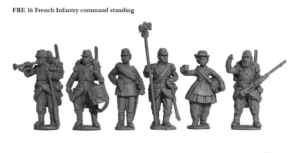 Perry Miniatures FRE 16 Infanterie Française figurines métal 1870