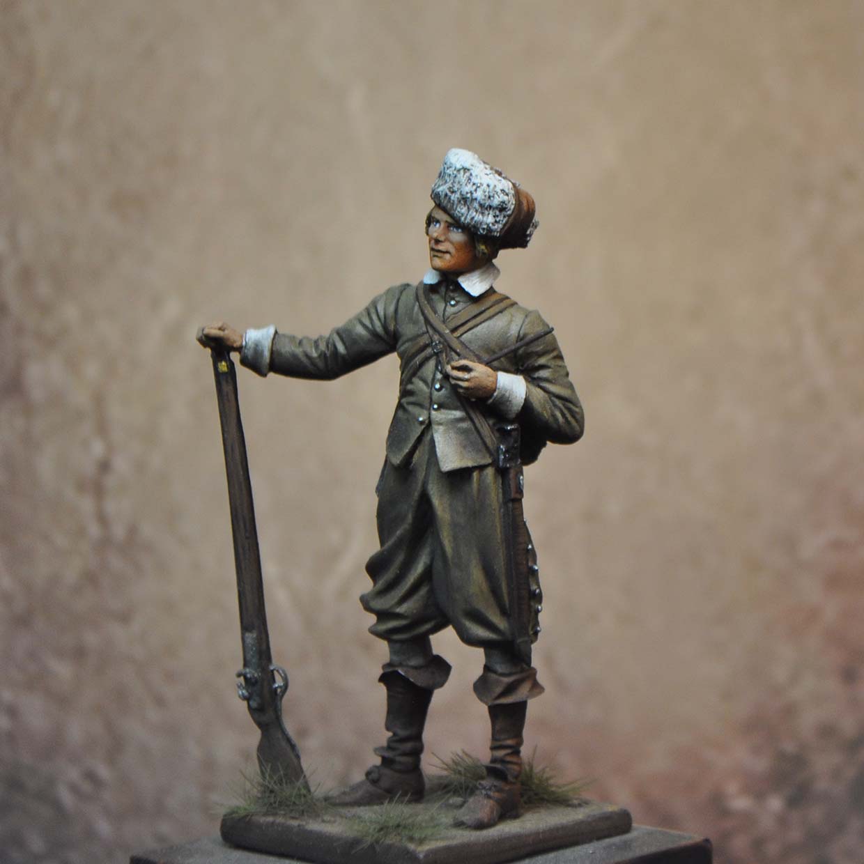 ART GIRONA General Serie Mousquetier Régiment Blanc figurine