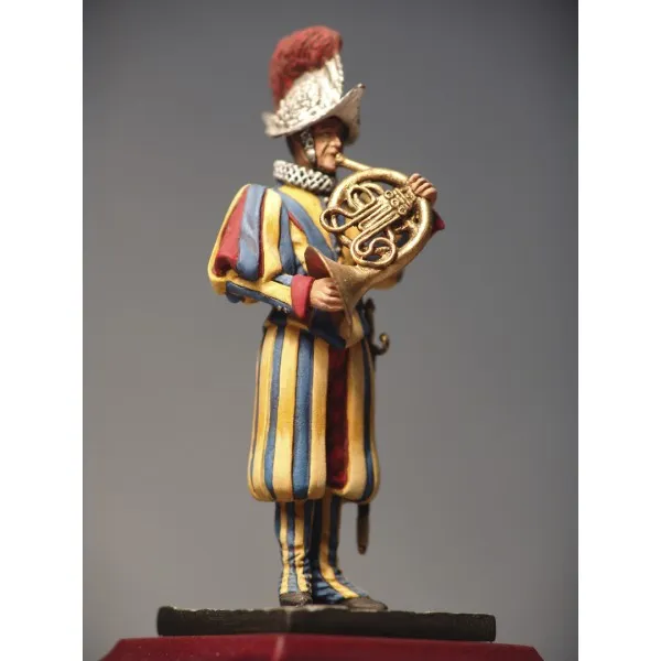 ART GIRONA Swiss Guard French Horn figurine 54mm