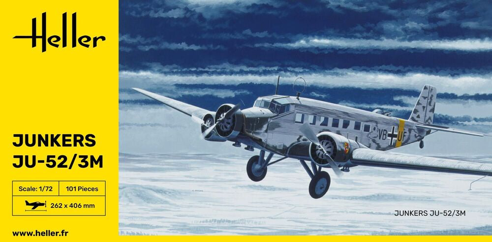 Heller Historical Collection Ju-52/3m 1/72 maquette avion