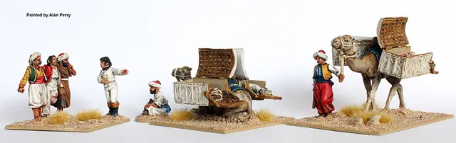 Perry Miniatures Napoleonic FE37 Camel ambulances figurine chameau