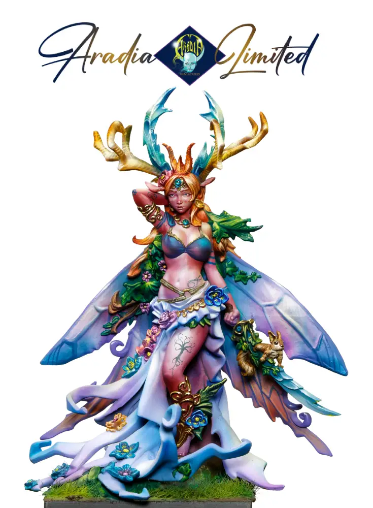 Aradia Classic Fantasy Faelira figurine STL fantasy à peindre