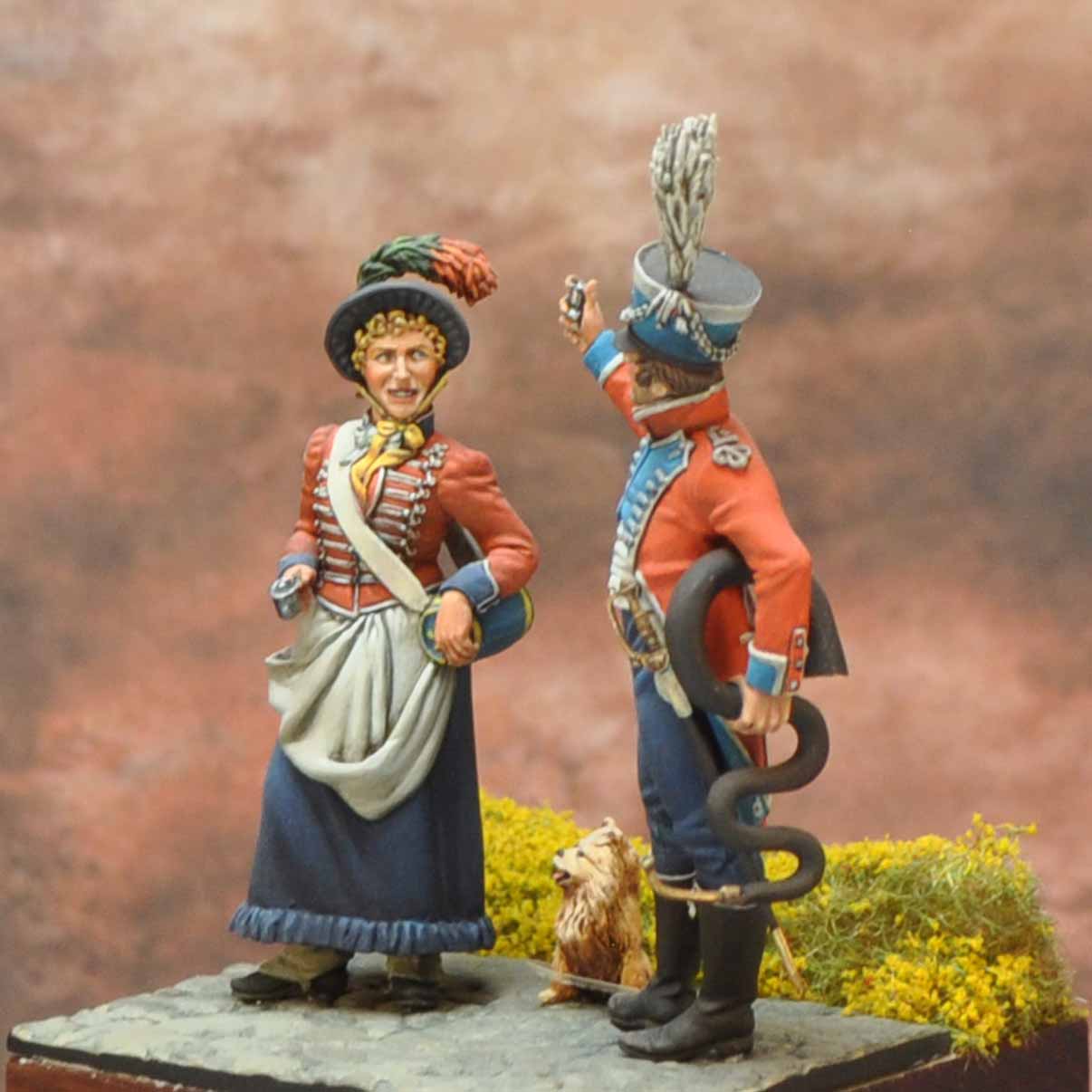 Art Girona Napoleonic Cantineer Musician figurine 1809 ligne