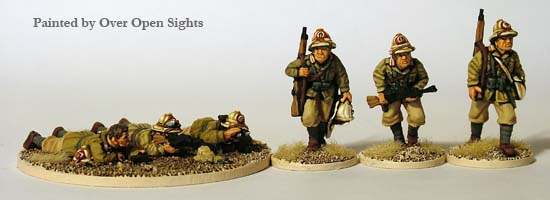 Perry Miniatures World War 2 ITWW 6 figurines mitrailleurs Breda 28mm