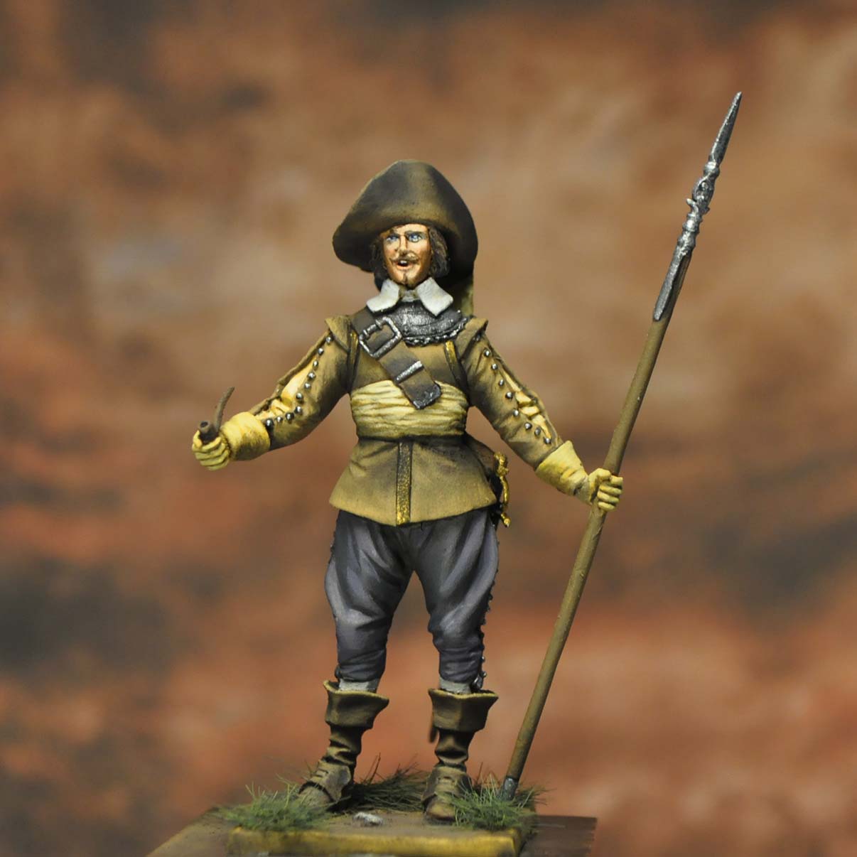 Art Girona General Serie Officier Régiment Jaune figurine Suédois