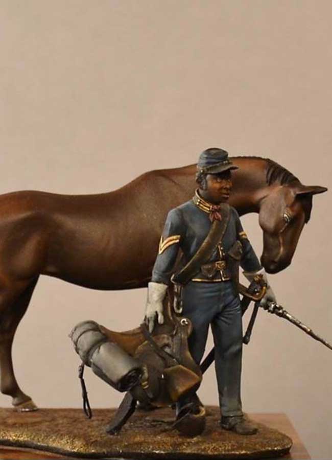 ART GIRONA Miniatures 6th USC Cavalry figurine cavalerie 54mm