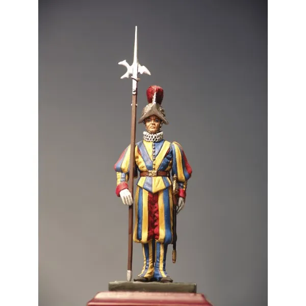 ART GIRONA Swiss Guard Hallebardier figurine 54mm garde suisse