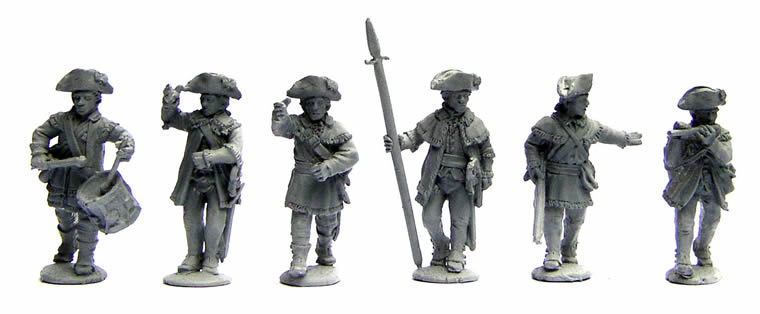 Perry Miniatures American War AW44 figurines commandement hunting-shirts