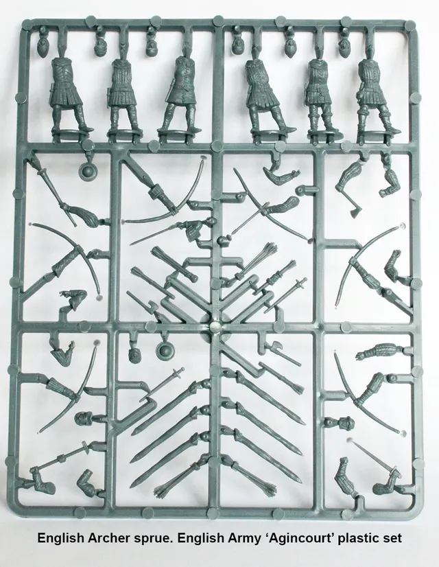 Perry Miniatures B 41 grappe plastique archers anglais 1415-1429